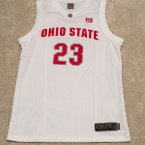 Nike Elite Authentic Ohio State Men’s Basketball Jersey #23